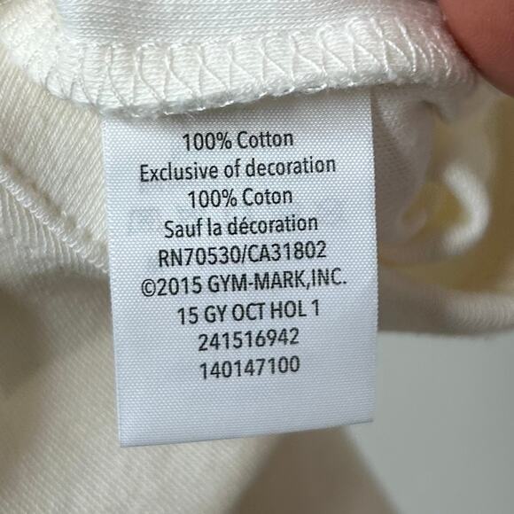 Gymboree Candy Cane Long Sleeve Bodysuit Size 0-3 Mon. NEW Christmas Holiday - Picture 9 of 10